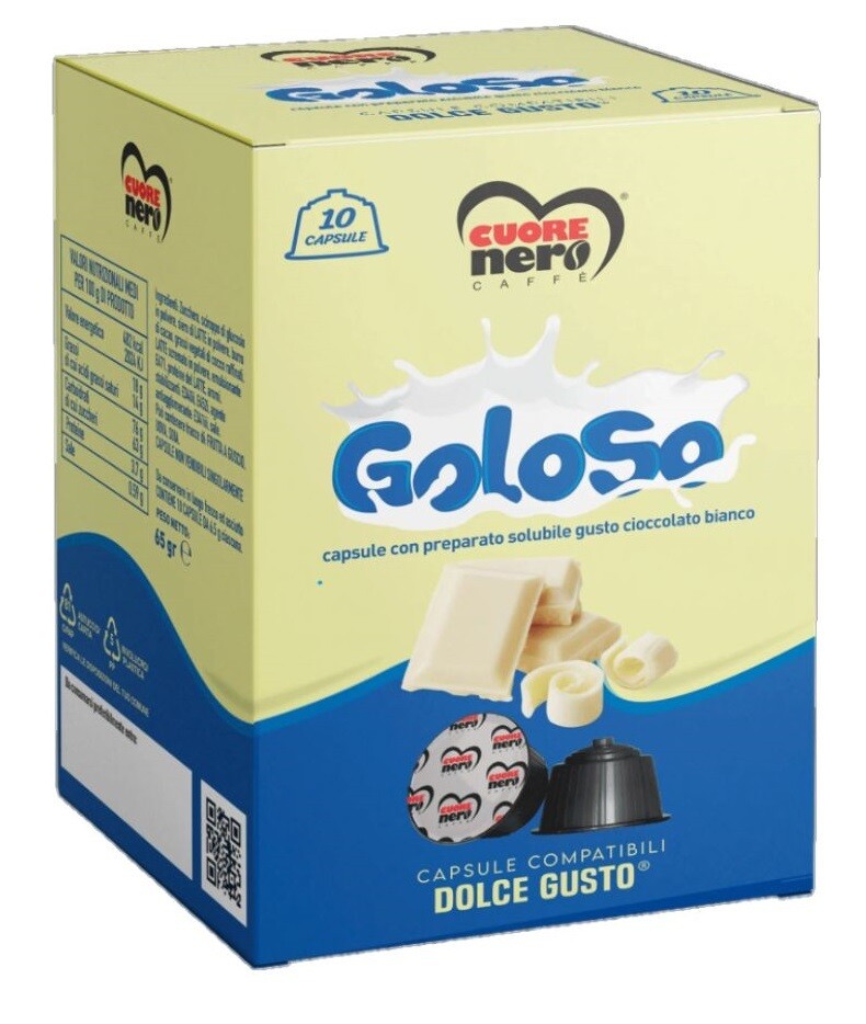 CUORE NERO CAFFE CAPSULE GOLOSO DA 10