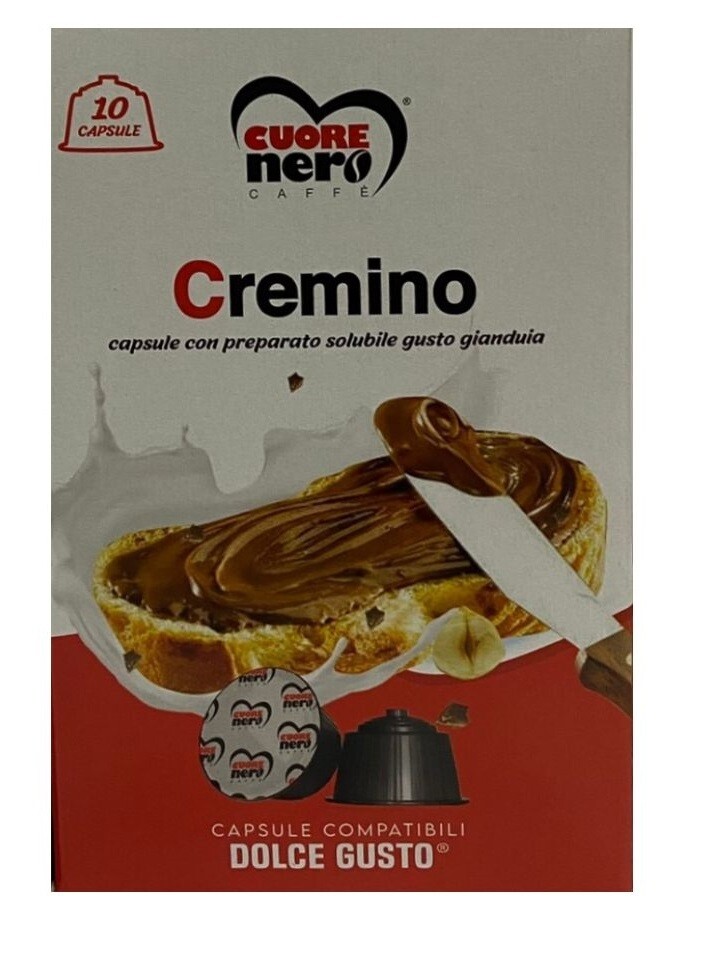 CUORE NERO CAFFE CAPSULE CREMINO DA 10