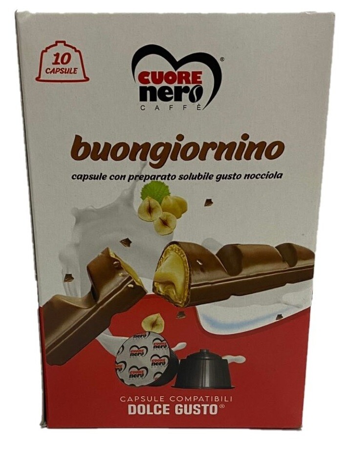CUORE NERO CAFFE CAPSULE BUONGIORNINO DA 10