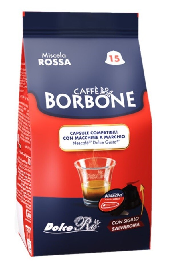 BORBONE DOLCE RE CAPSULE RED PZ 15