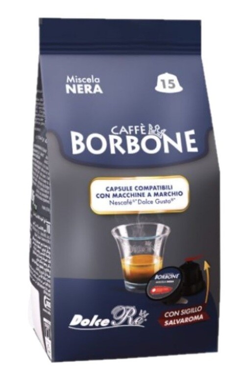 BORBONE DOLCE RE CAPSULE NERA PZ 15
