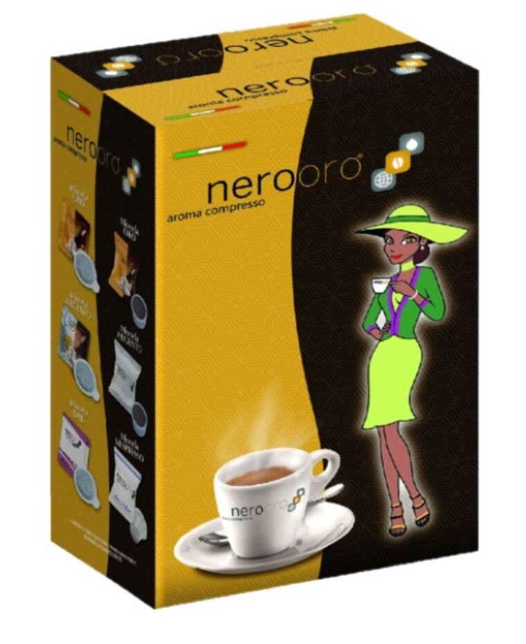 NEROORO MISCELA BRONZO BOX CIALDA 150