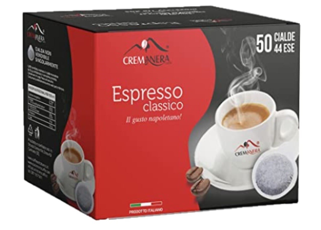 CREMA NERA ESPRESSO 50 CIALDE CON KIT