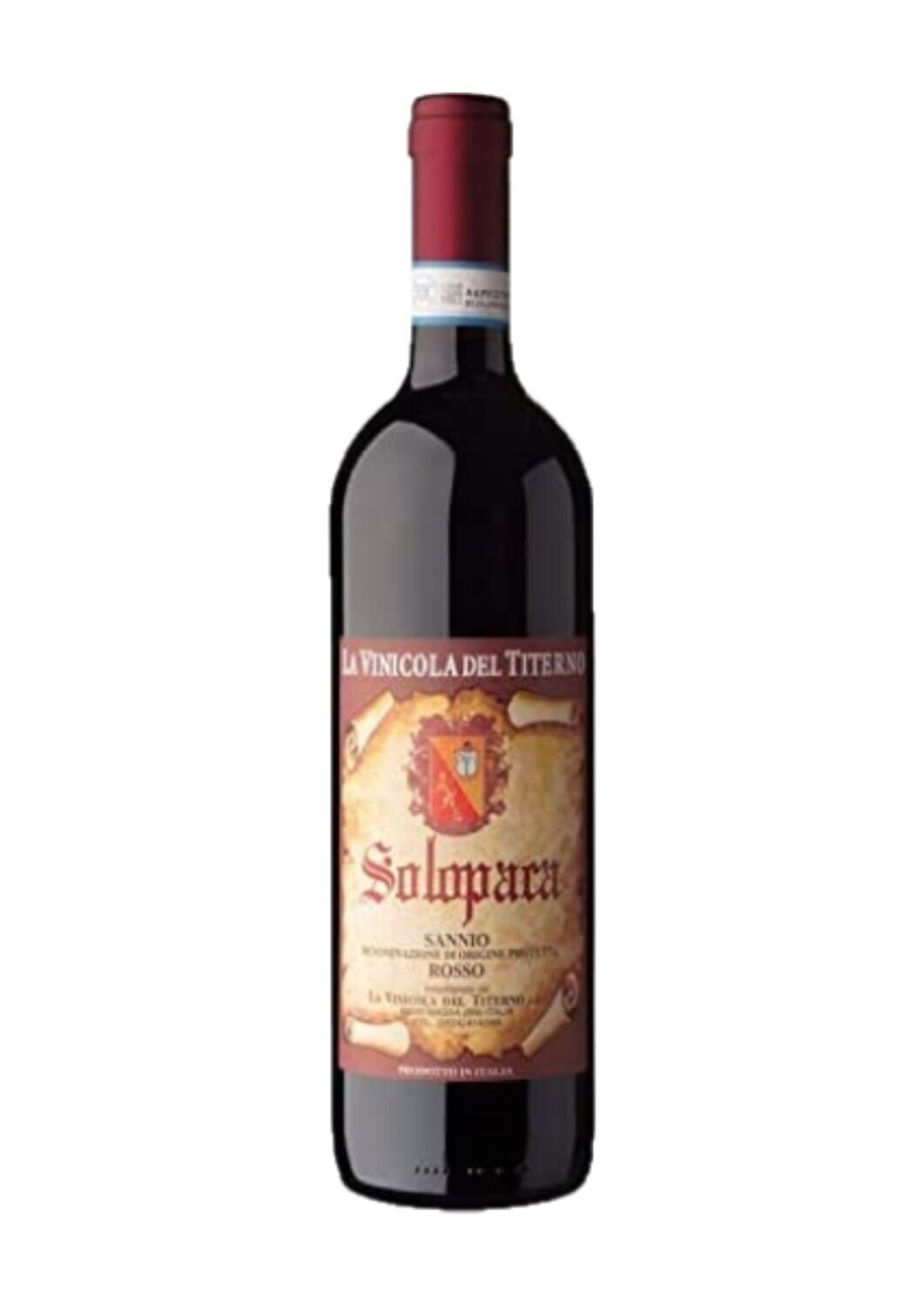 VINICOLA DEL TITERNO VINO SOLOPACA ROSSO DOC CL. 75
