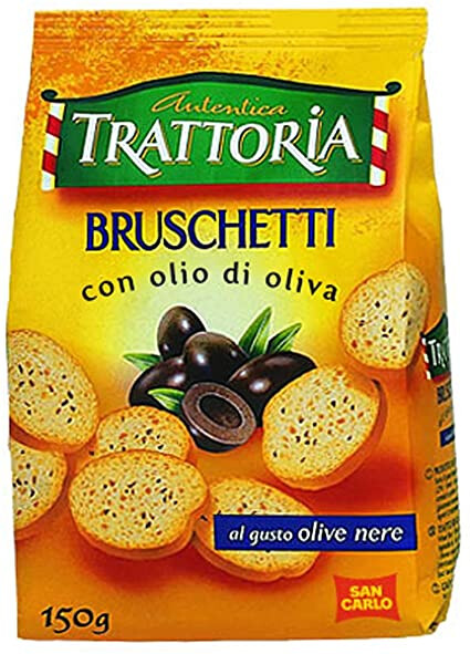SAN CARLO BRUSCHETTI OLIVE NERE 50 G