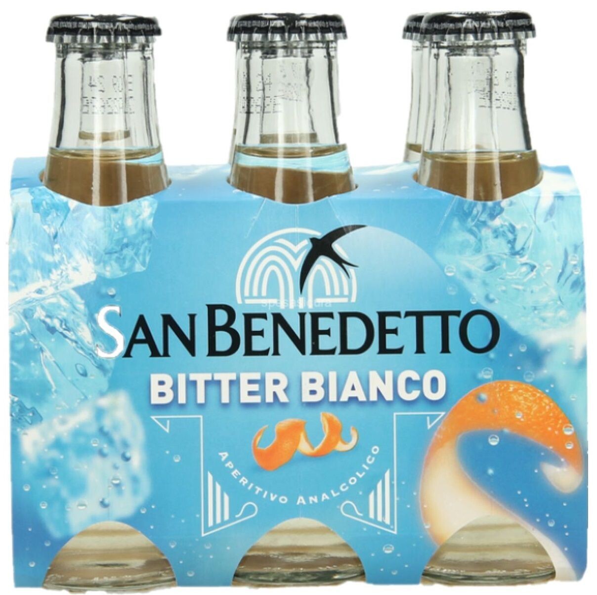 SAN BENEDETTO BITTER BIANCO 10 CL X 6