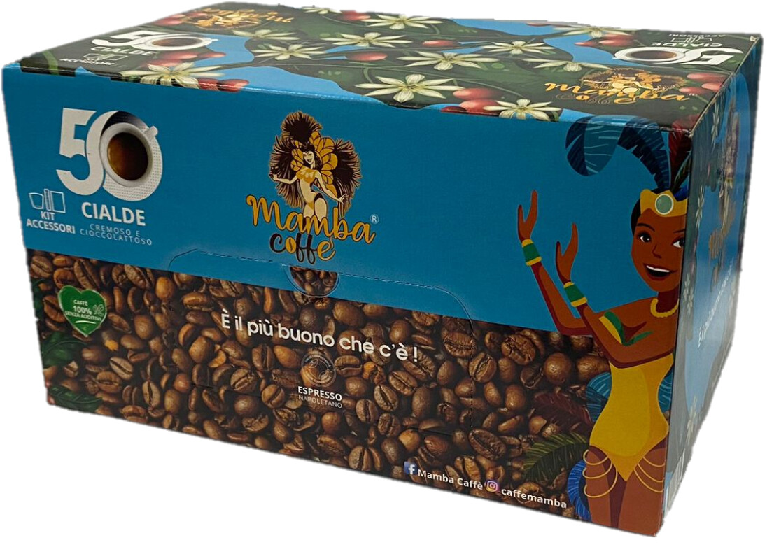 MAMBA CAFFE DA 50 CIALDE CON KIT