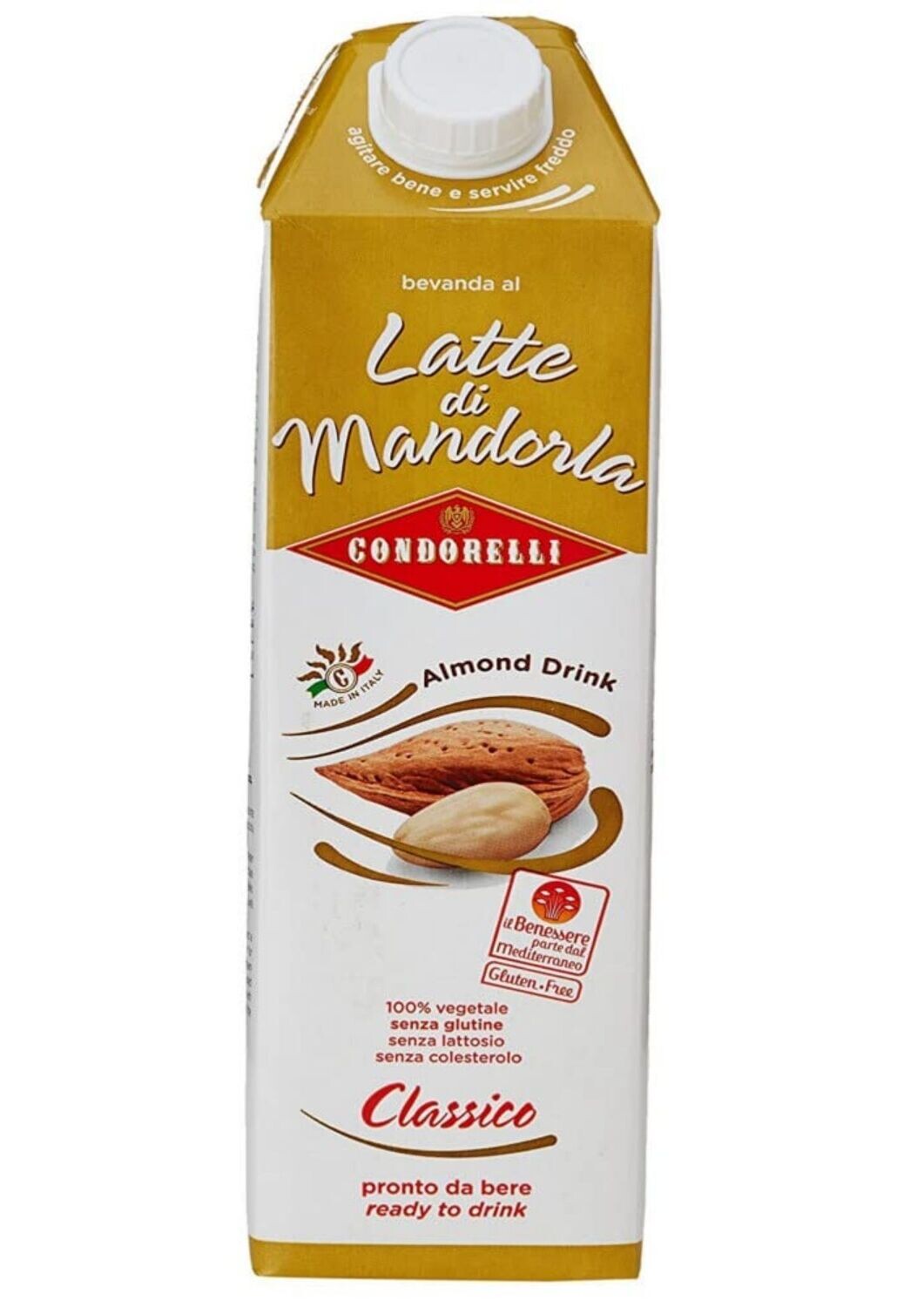 CONDORELLI LATTE DI MANDORLA CLASSICO BRIK ML. 1.0