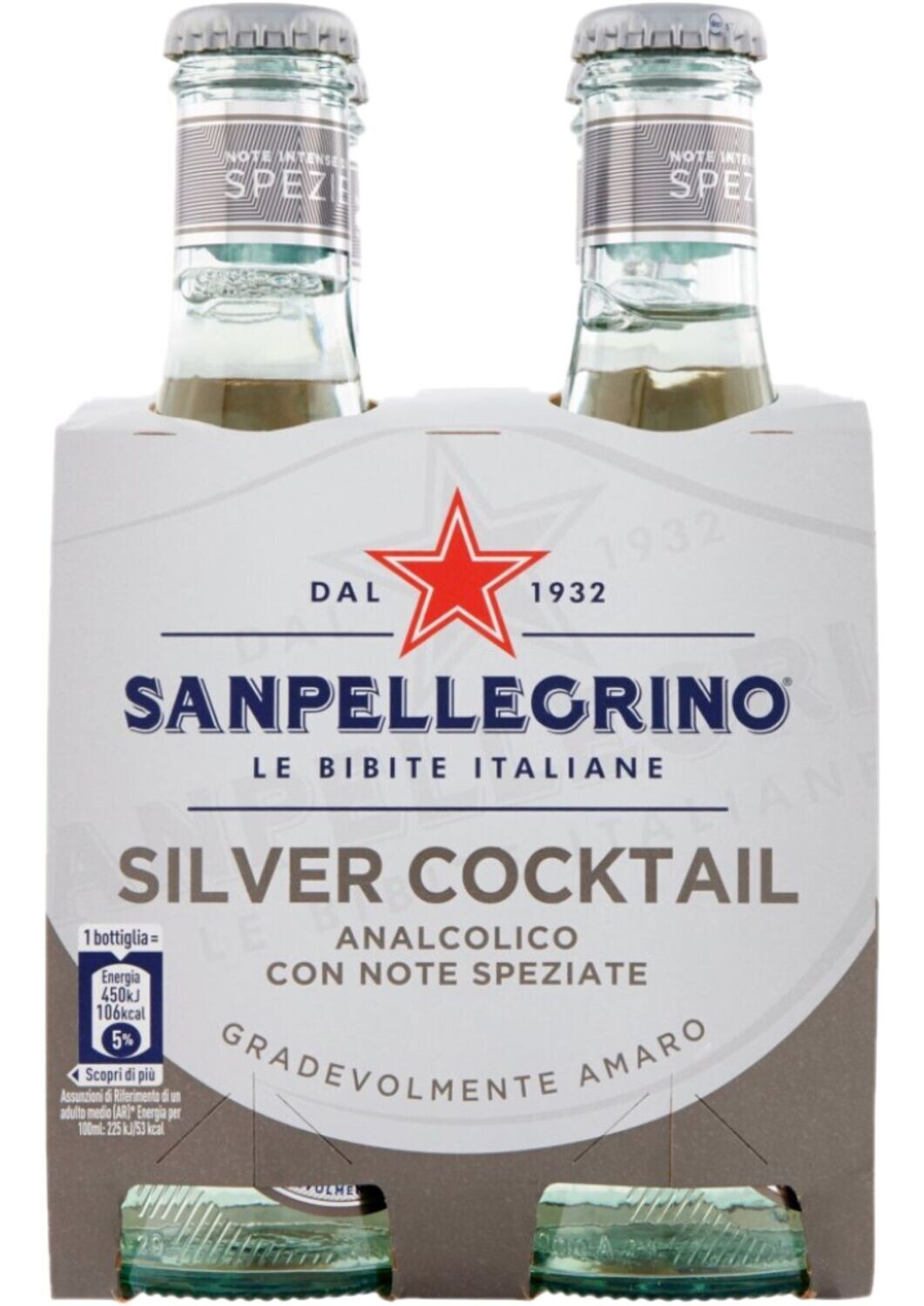 SANPELLEGRINO SILVER COCKTAIL 20 CL X 4