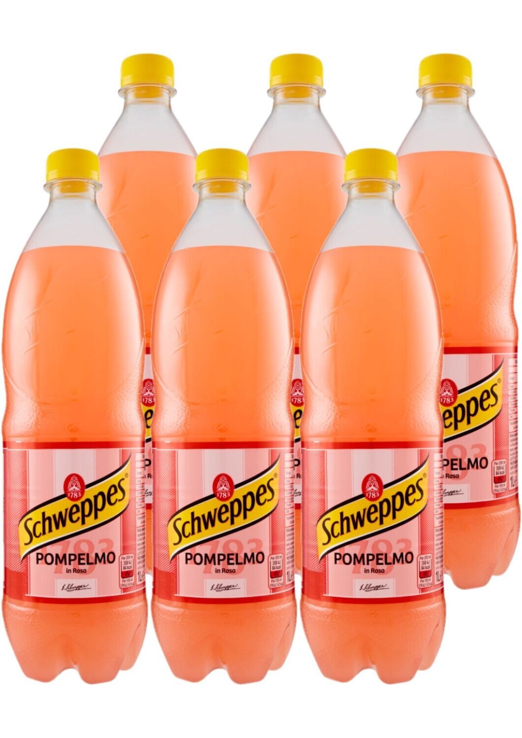 SCHWEPPES POMPELMO ROSA 1 LT X 6 CF