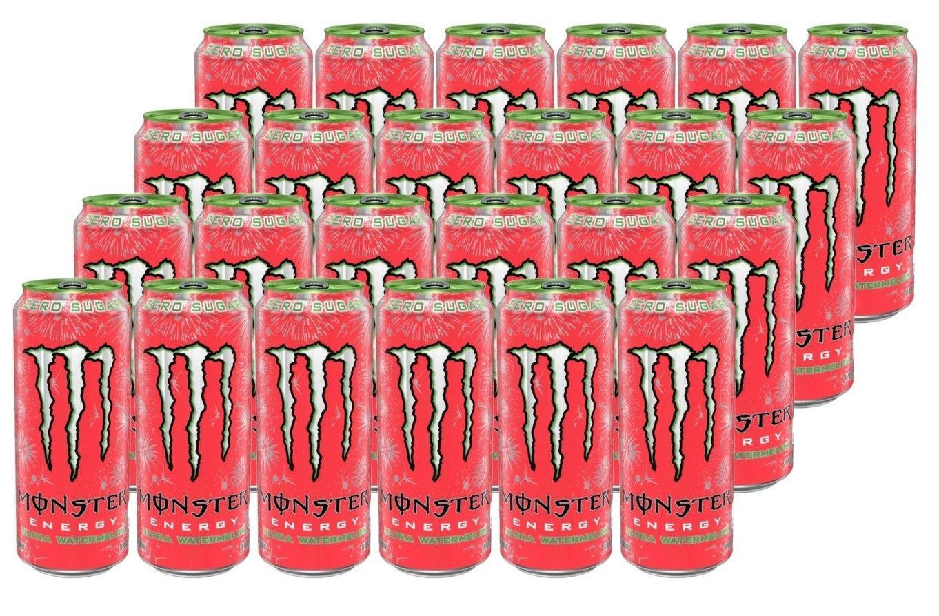MONSTER ENERGY NERA BAFFO VERDE ZERO ZUCCHERI 50 CL X 24 CF