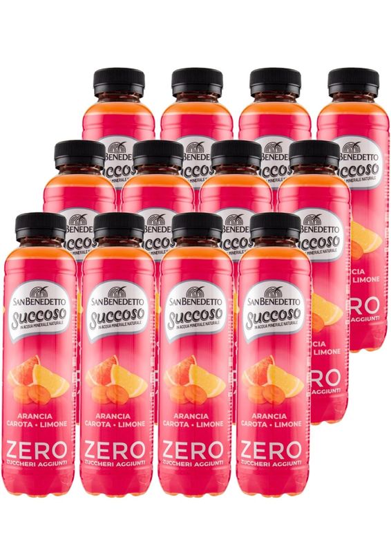 SAN BENEDETTO SUCCOSO ZERO ARAN-ARANCIA ROSSA 40 CL X 12 CF