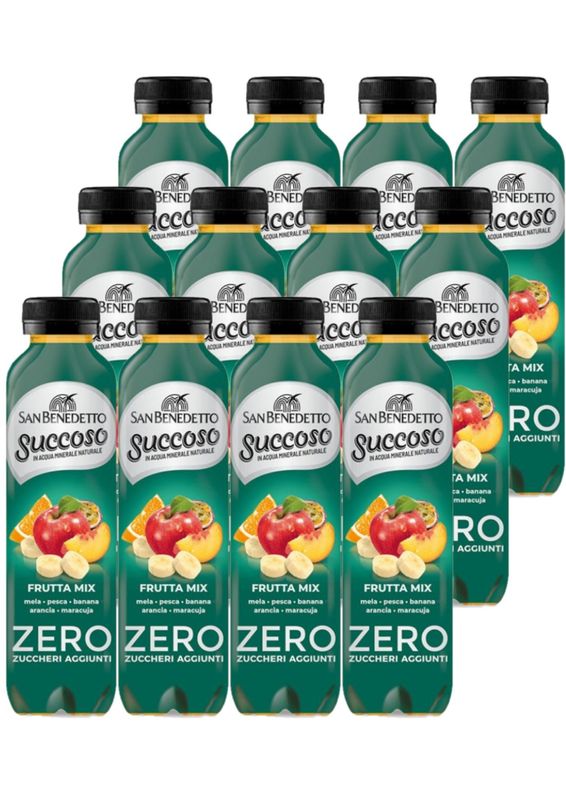 SAN BENEDETTO SUCCOSO ZERO FRUTTA MIX 40 CL X 12