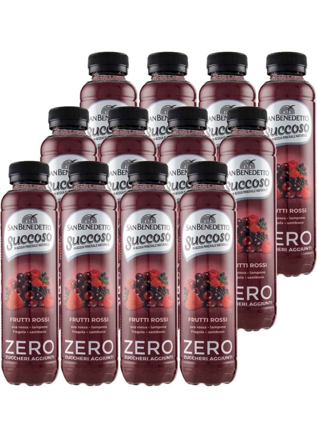 SAN BENEDETTO SUCCOSO ZERO FRUTTI ROSSI 40 CL X 12 CF
