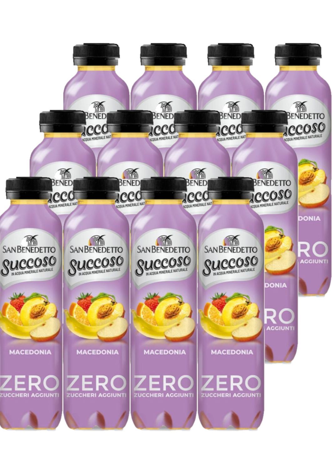 SAN BENEDETTO SUCCOSO ZERO MANGO MELA 40 CL X 12 CF