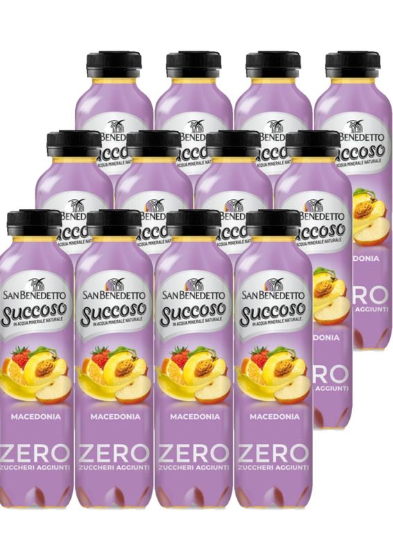 SAN BENEDETTO SUCCOSO ZERO MANGO MELA 40 CL X 12 CF