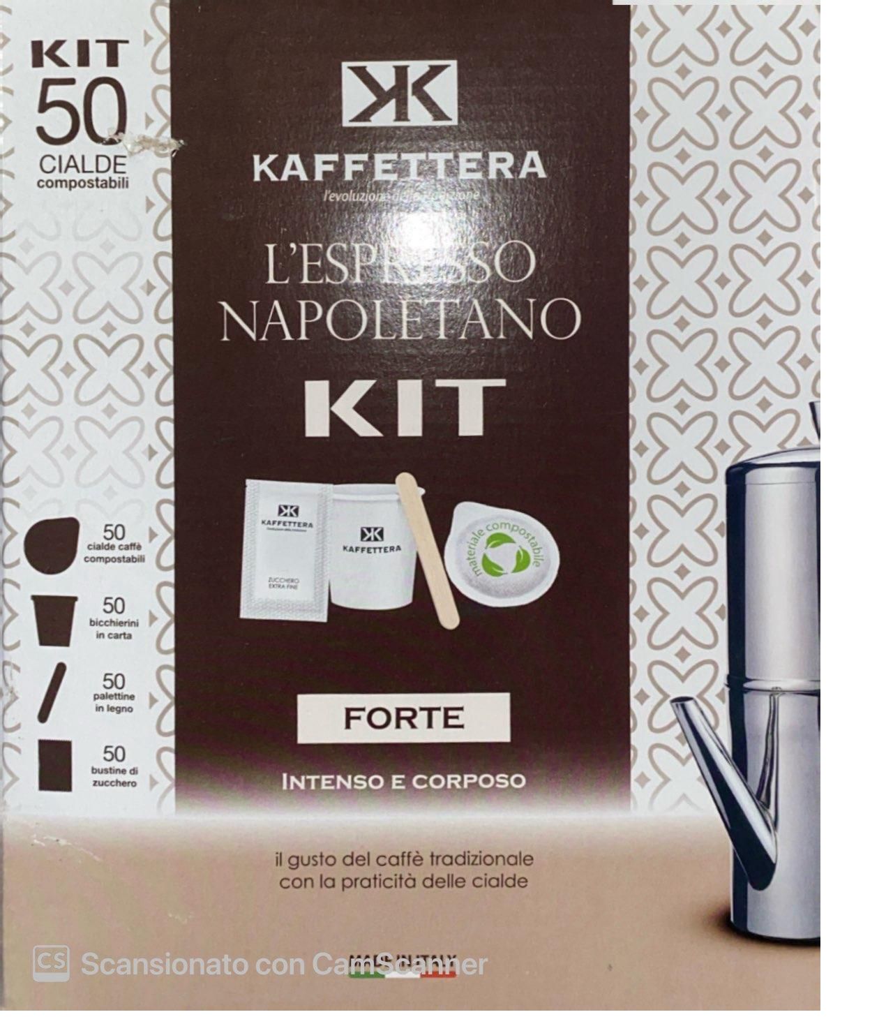 KAFFETTERA 50 CIALDE CON KIT