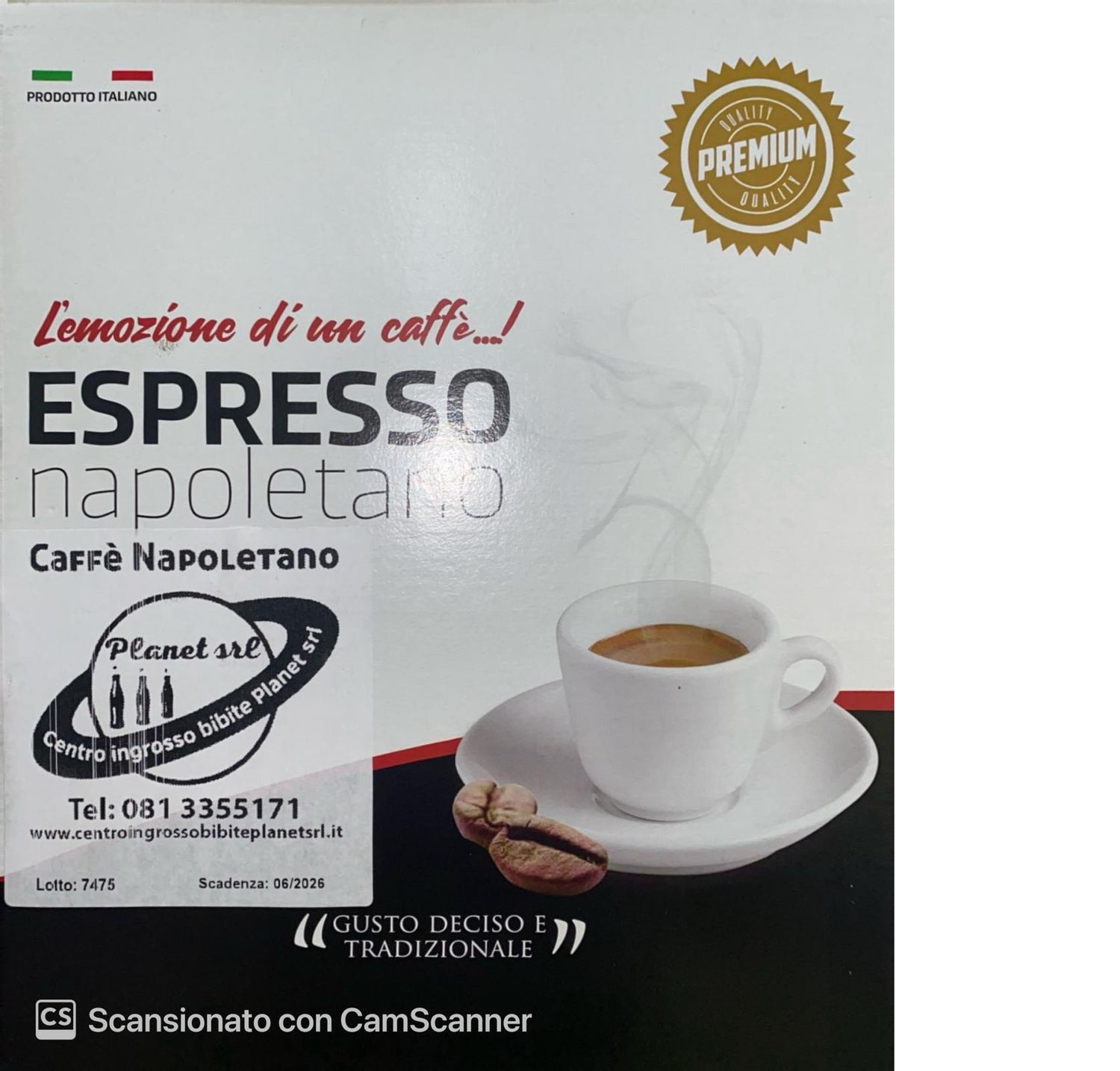 ESPRESSO NAPOLETANO PLANET 150 CLIADE