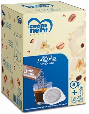 CUORE NERO I GUSTOSI GOLOSO CIALDE 8 PZ PIU 8 PZ