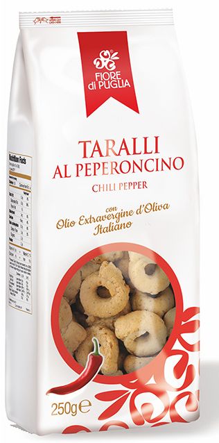 FIORE DI PUGLIA TARALLI PEPERONCINO 250 GR