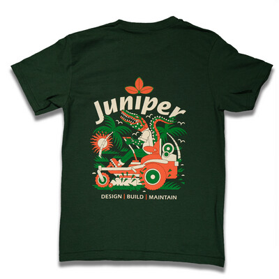 Juniper Mowin' Gator Green T-Shirt