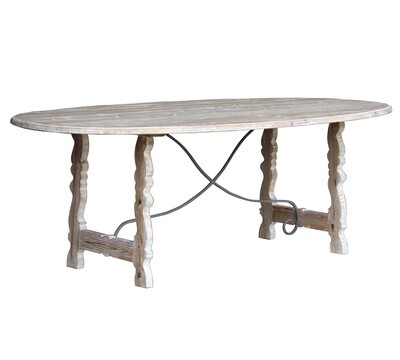Napoli Dining Table, driftwood 13-181