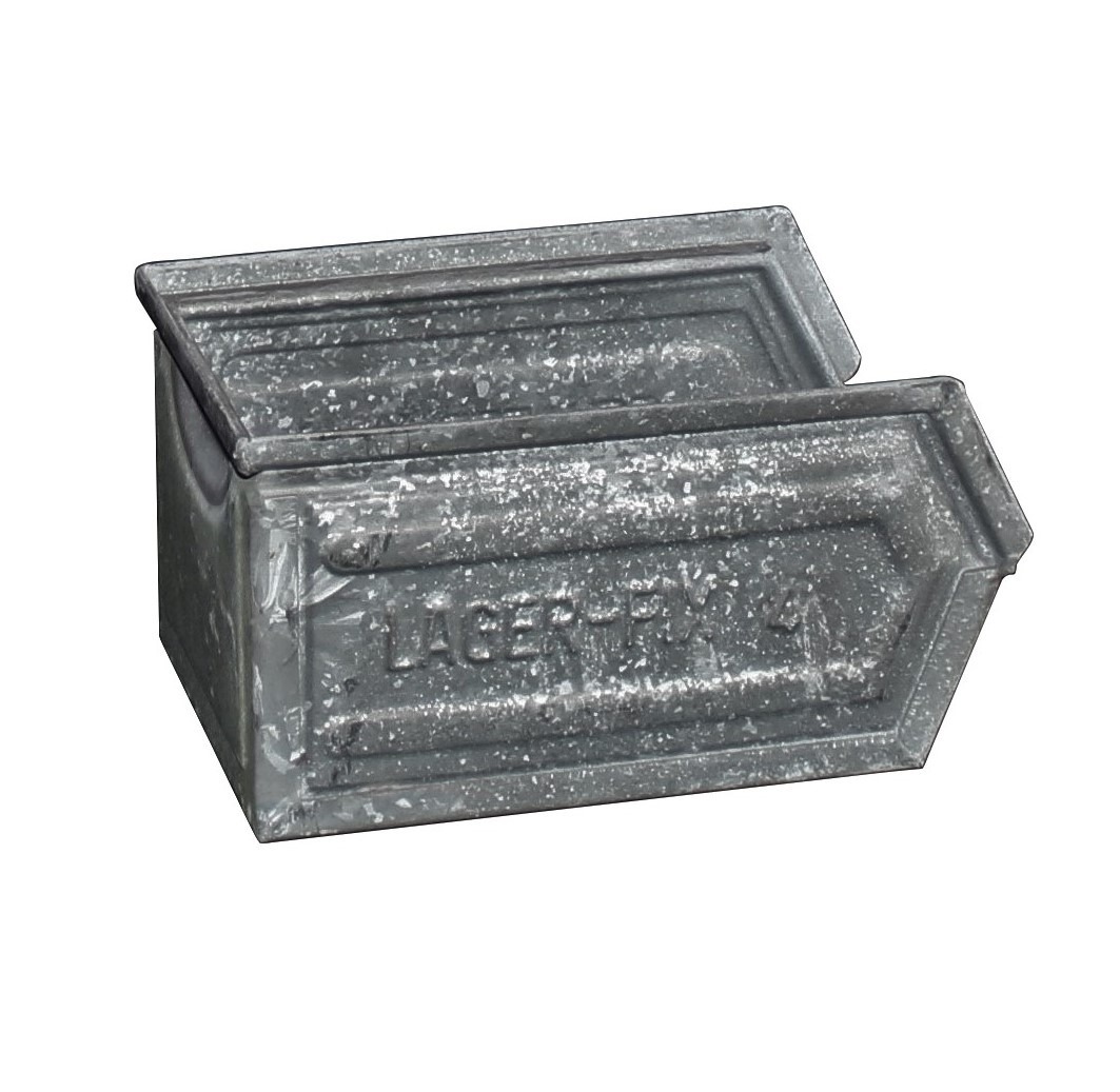 Zinc Bin, vintage