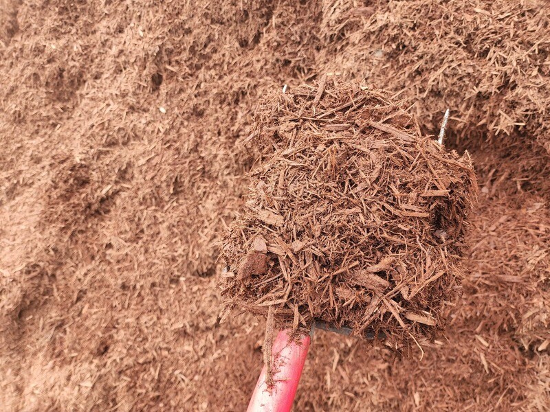 Chestnut Colorized Hardwood Mulch 1 Yard