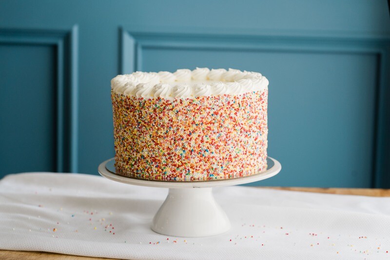 Rainbow Sponge Cake