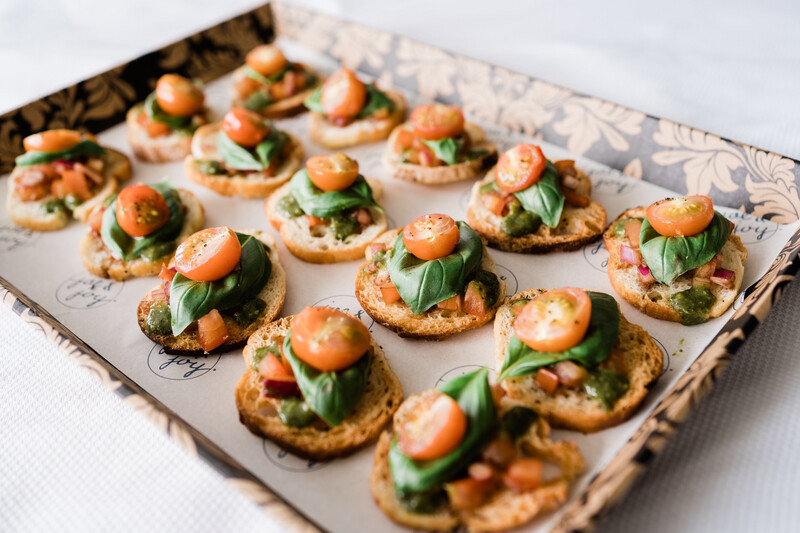 Crostini - Roasted Cherry Tomato, Balsamic &amp; Basil