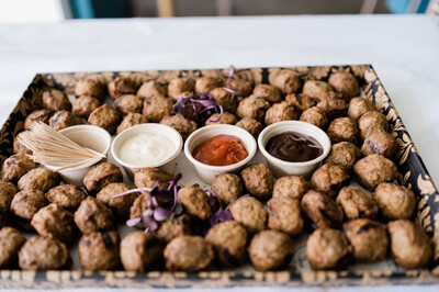 Meatball Platter, with Dipping Sauce