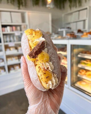 Double Custard Creme Doughnut