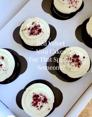 Limited Edition Red Velvet Mini Cake Box