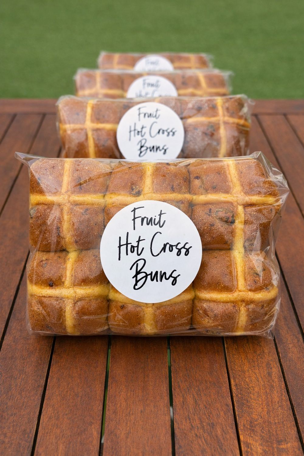Hot Cross Buns - Four Pack Special