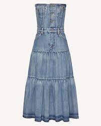 Light Washed Blue Denim Dress
