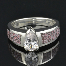 Dinosaur Bone Engagement Rings and Bridal Sets