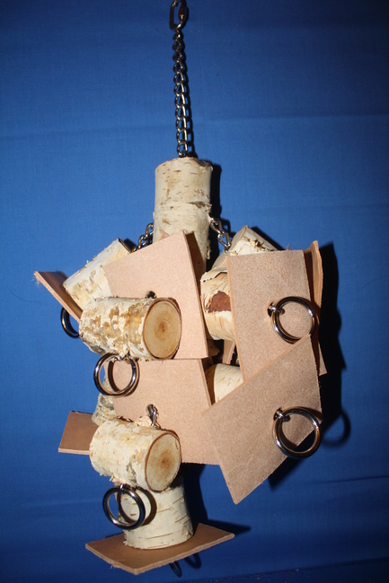 Leather and Wood Toys