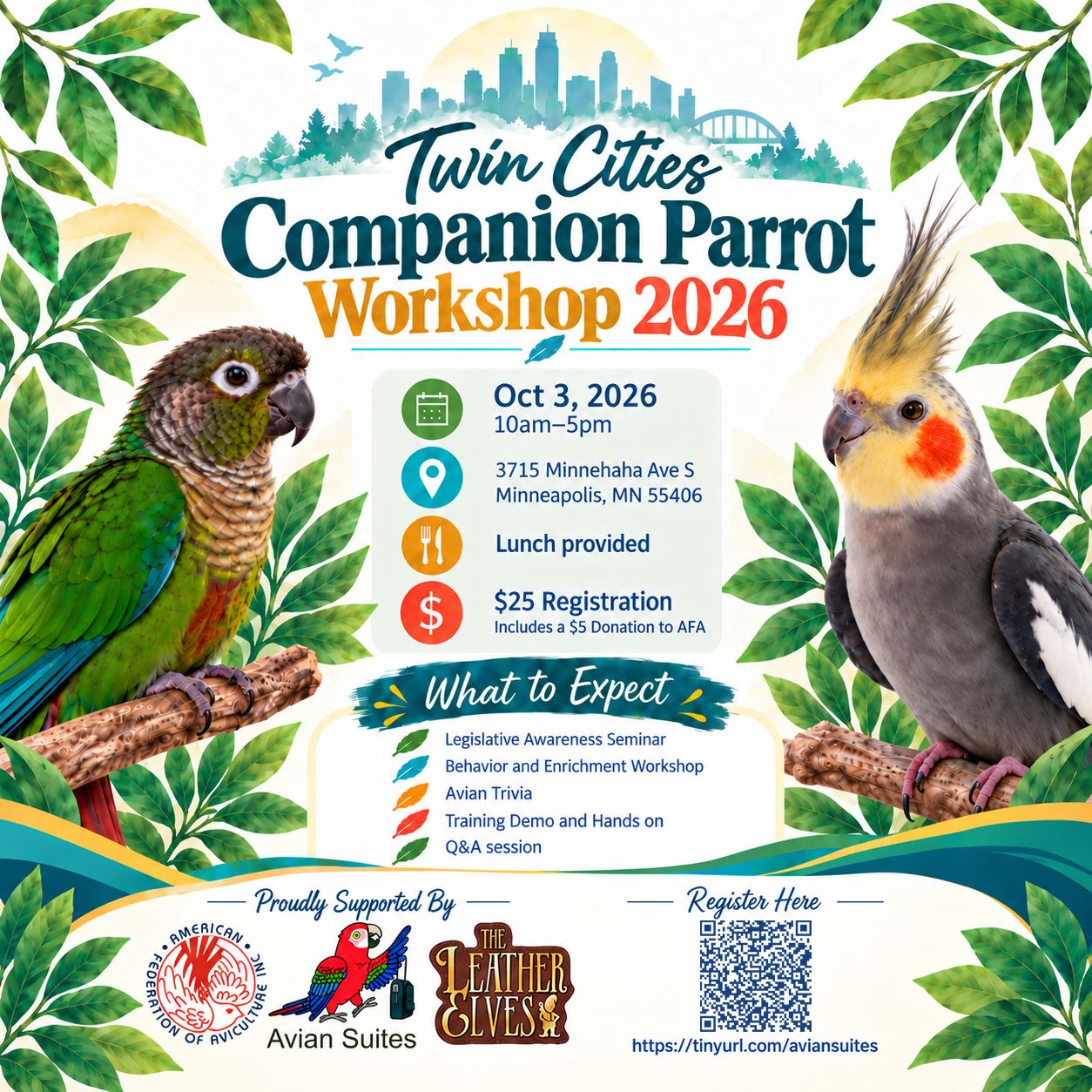 2026 Twin Cities Companion Parrot Workshop