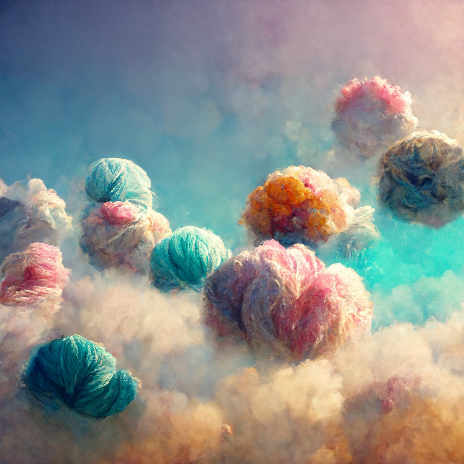 &quot;Cotton clouds&quot;