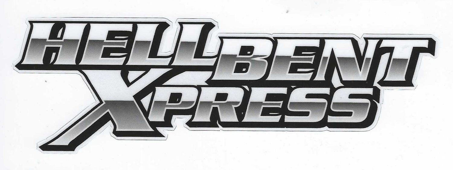 Hell Bent Xpress Logo Sticker