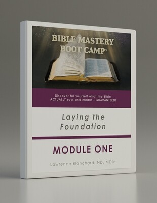 Bible Mastery Boot Camp Modules