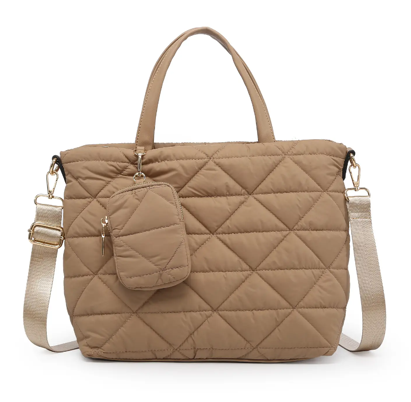 Scout Quilted Nylon Tote w/ Pouch