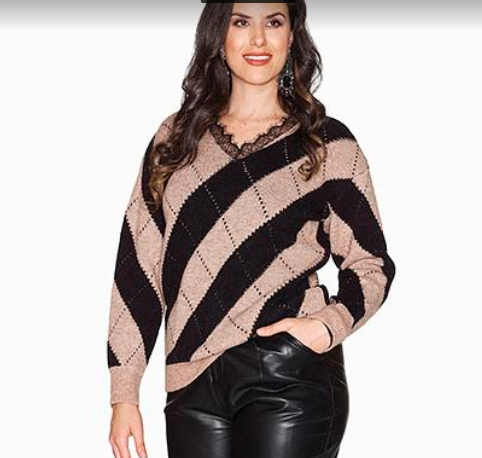 Elsey Sweater with Lace