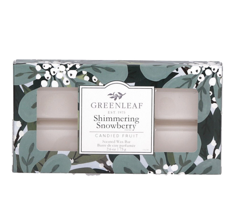 Shimmering Snowberry Wax Bars