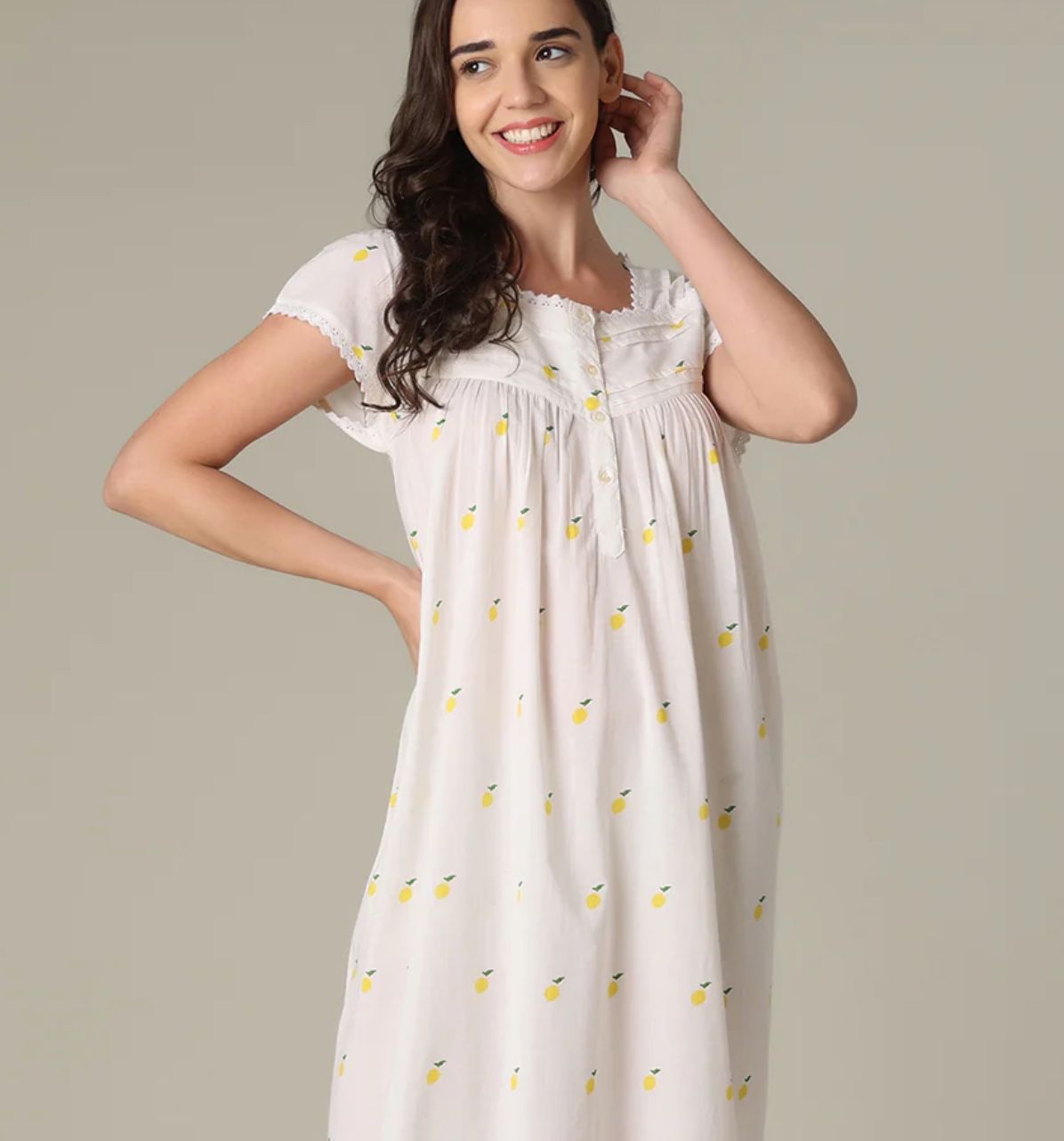 Lemon Long Gown