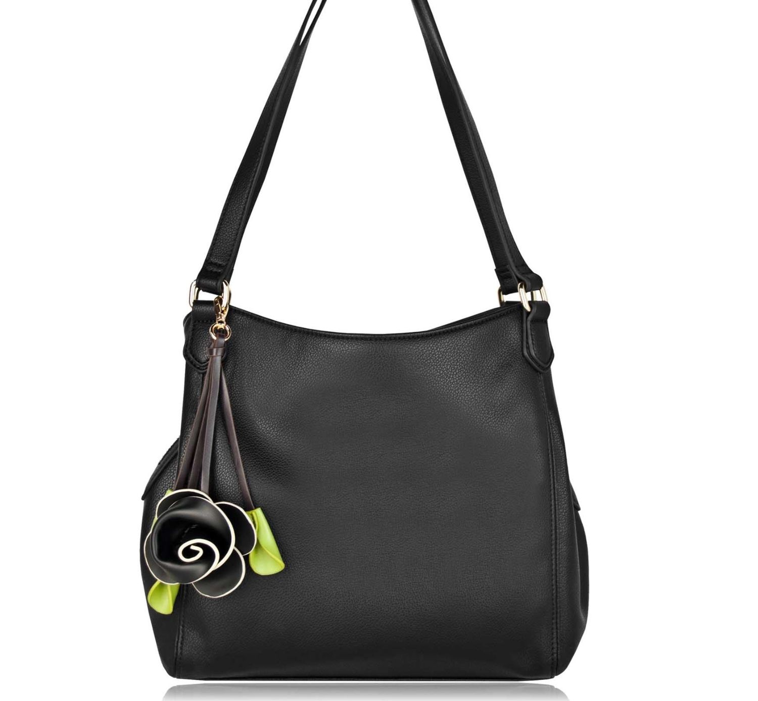 Lauren Hobo Shoulder Bag - Black