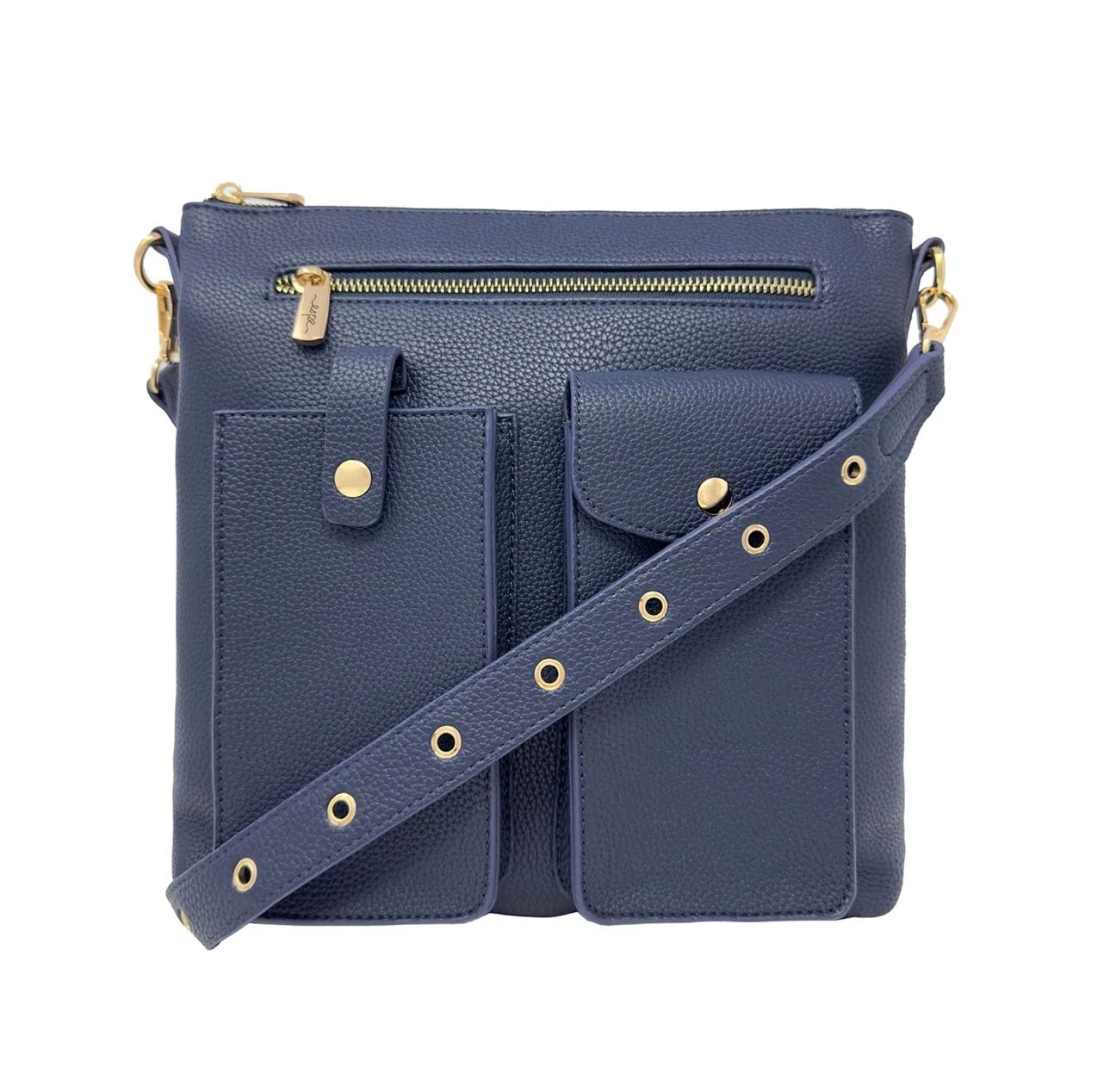 Sofia Messenger Crossbody - Blue