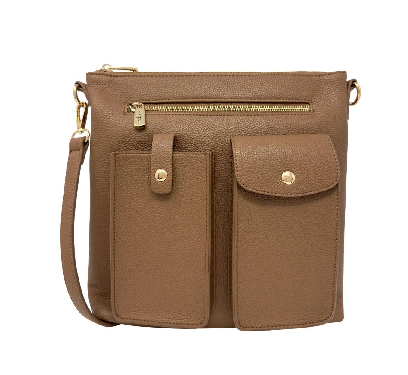 Sofia Messenger Crossbody - Brown