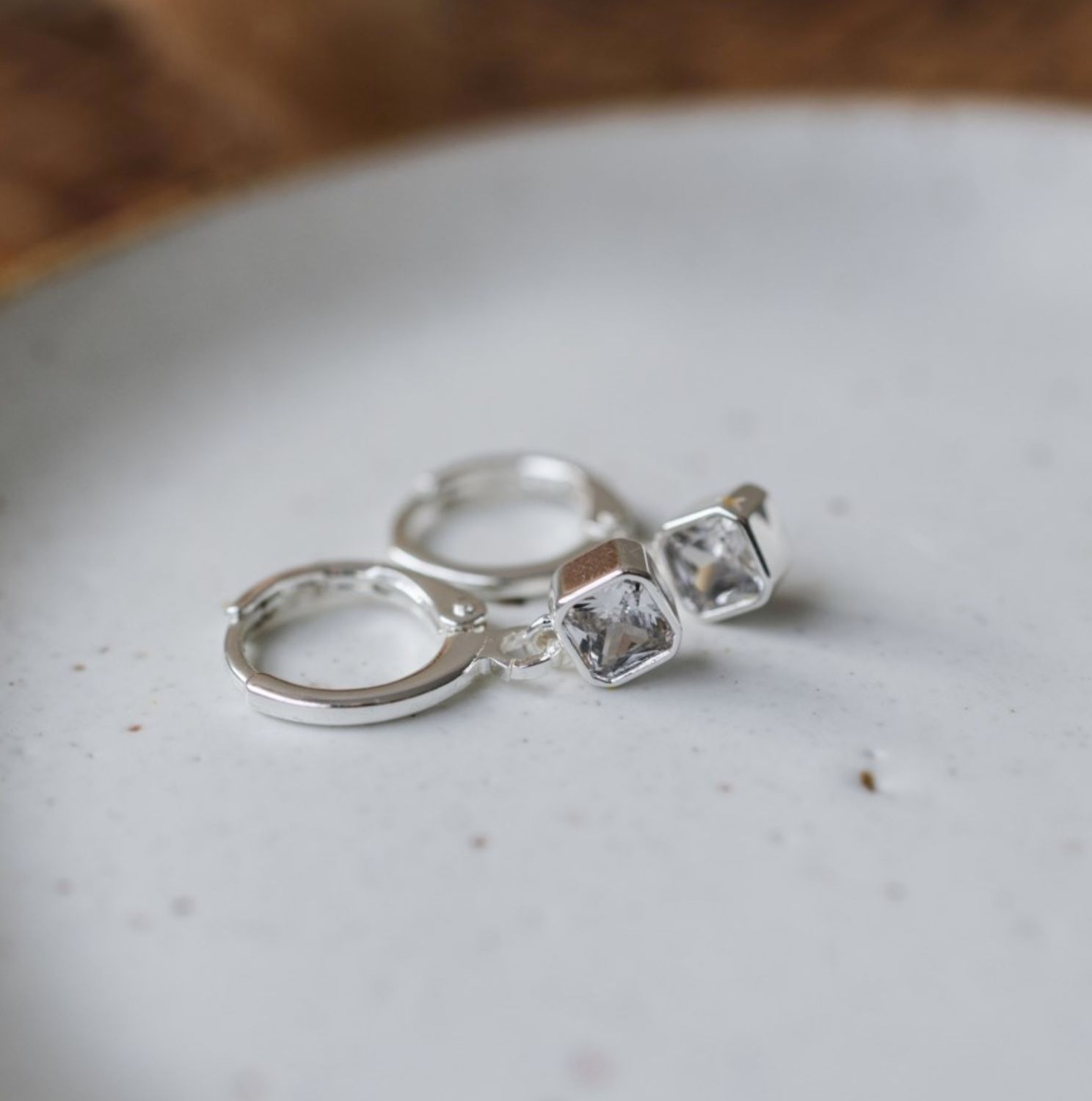 Prism Hoop - Silver