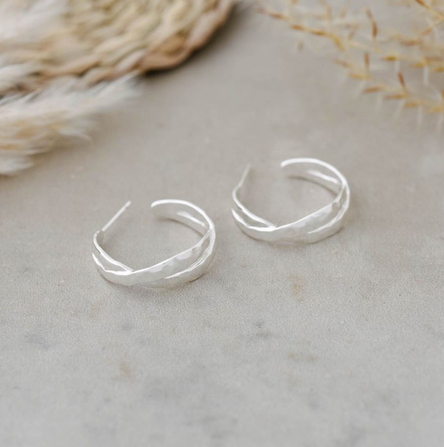 Ravishing Ramona Hoops-Silver